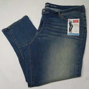Levi Strauss Size 28M W39 L32 Blue Denim Modern Slim Mid Rise Jeans NWT